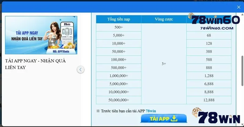 Cài đặt app nhận ưu đãi lớn
