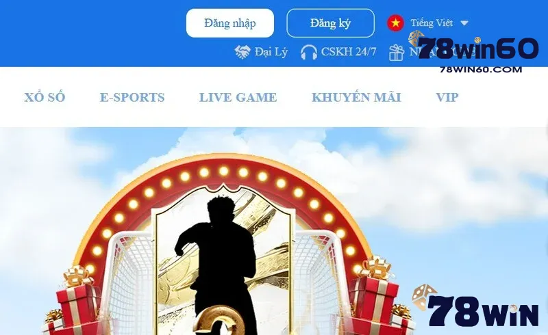 Đăng nhập 78win trên trình duyệt web cực dễ