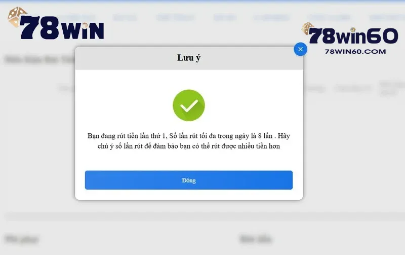 Lưu ý khi đổi thưởng